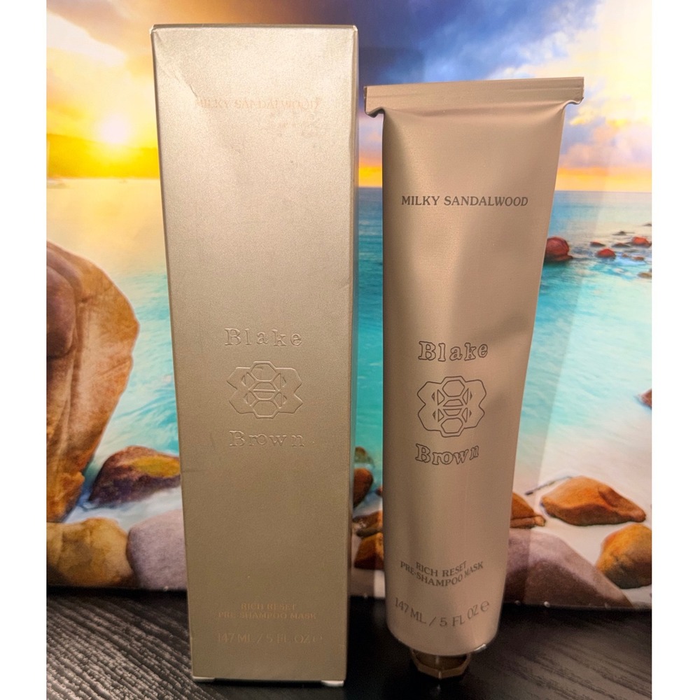 Blake Brown Rich Reset Pre-Shampoo Mask Milky‎ Sandalwood 5oz 147ml New in Box